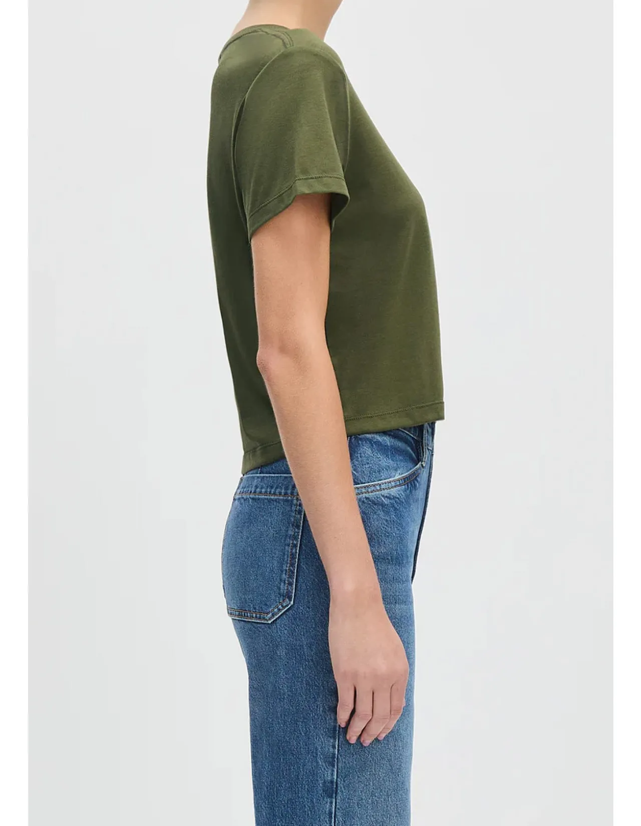 Favorite Daughter Cropped Collegiate T-Shirt