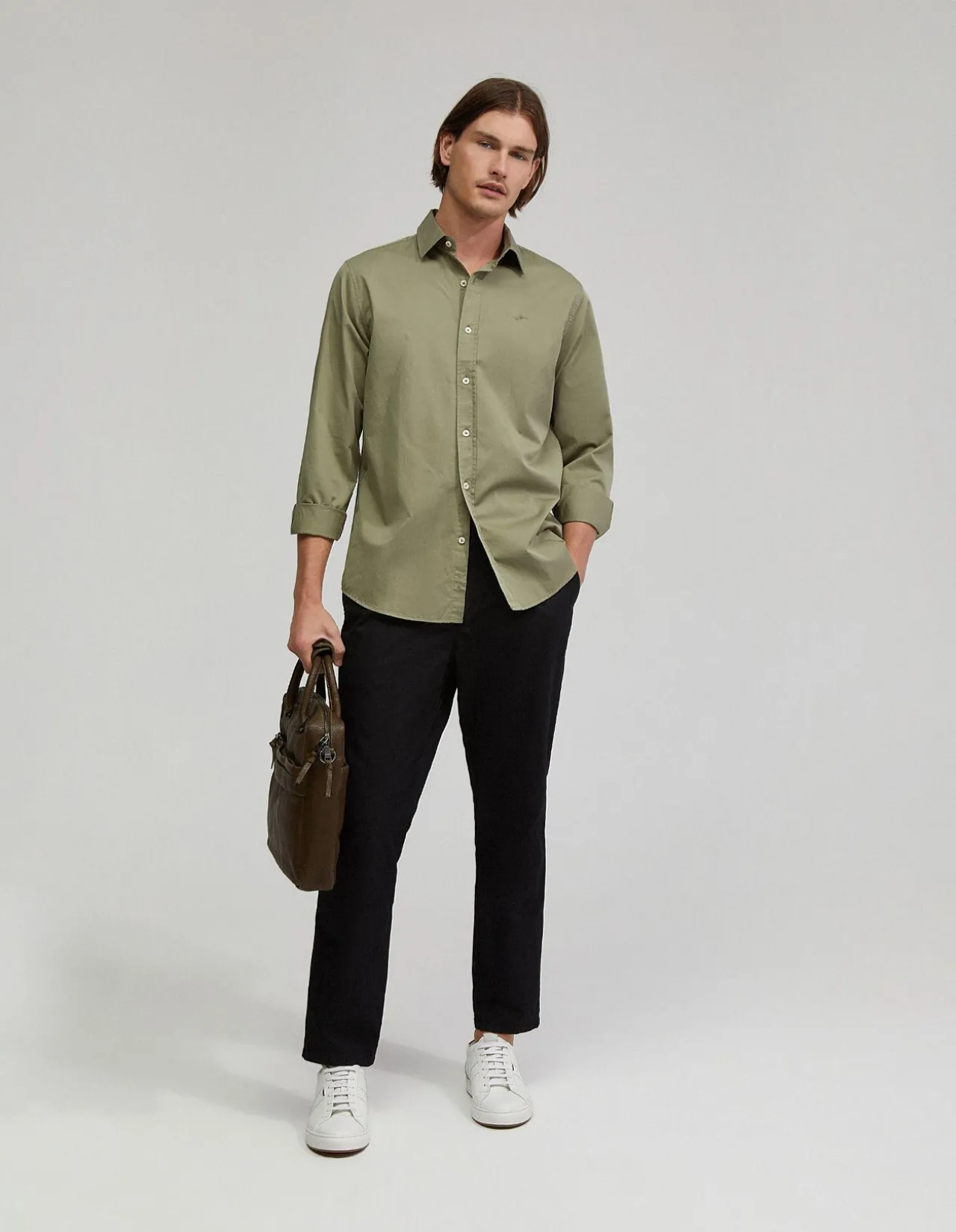 FERGUS FINE TWILL COTTON SHIRT