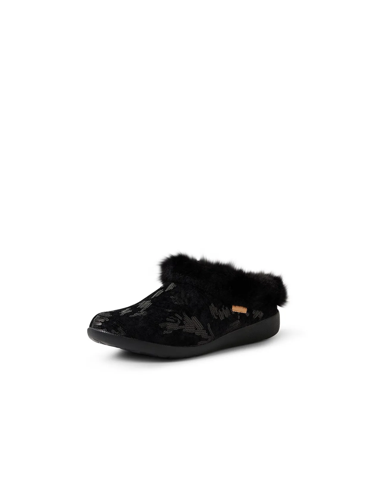 FIFI XW ZR BLACK SEQUINS VELVET