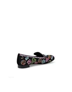 Fillepe Multicolor Embroidered Loafers