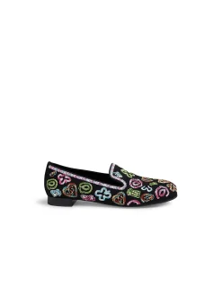 Fillepe Multicolor Embroidered Loafers