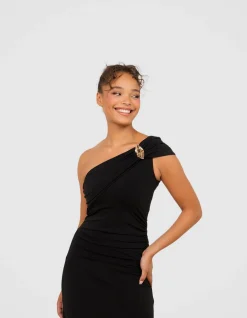 FIONA ONE SHOULDER MAXI DRESS