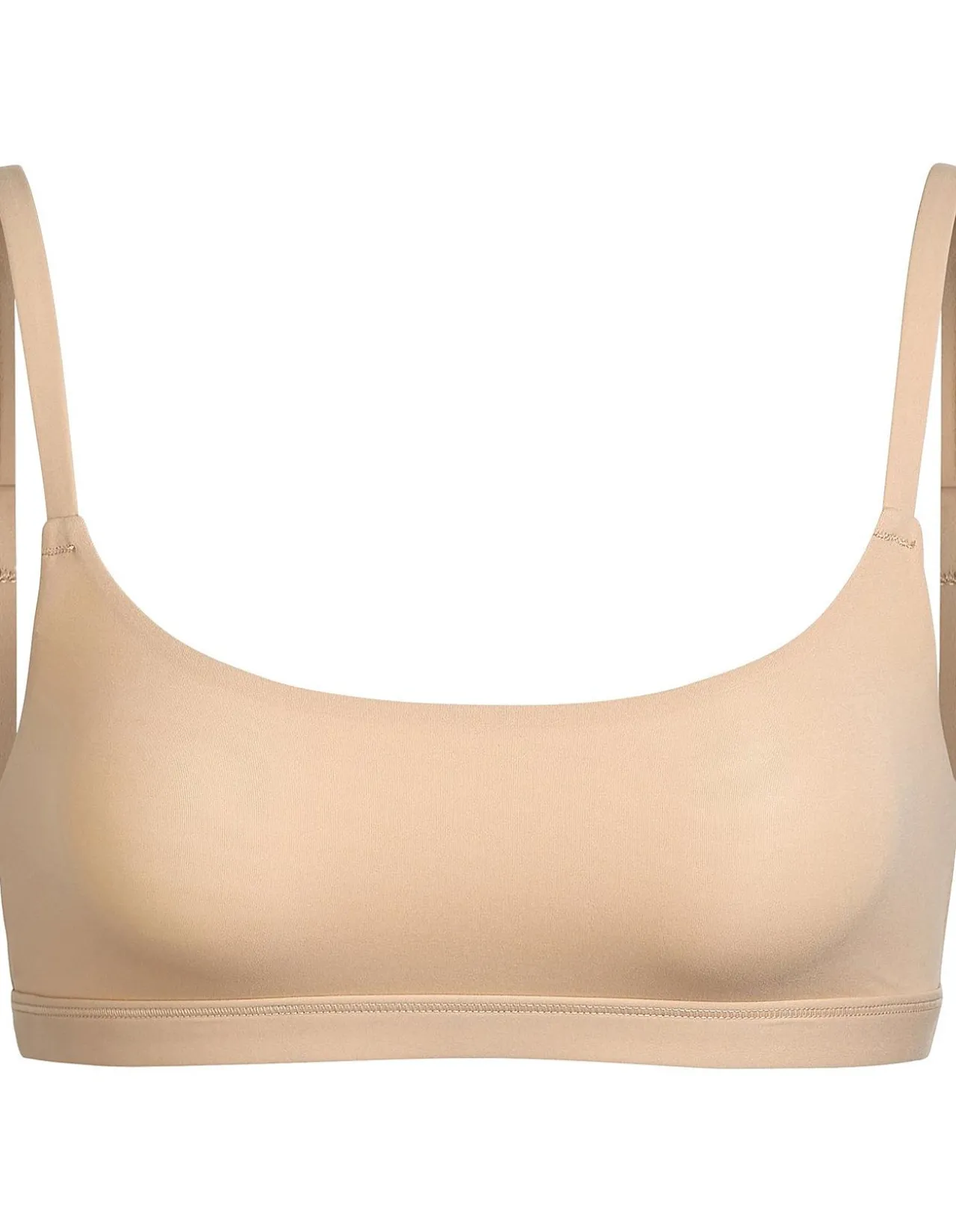 FITS EVERYBODY SCOOP NECK BRALETTE CLAY