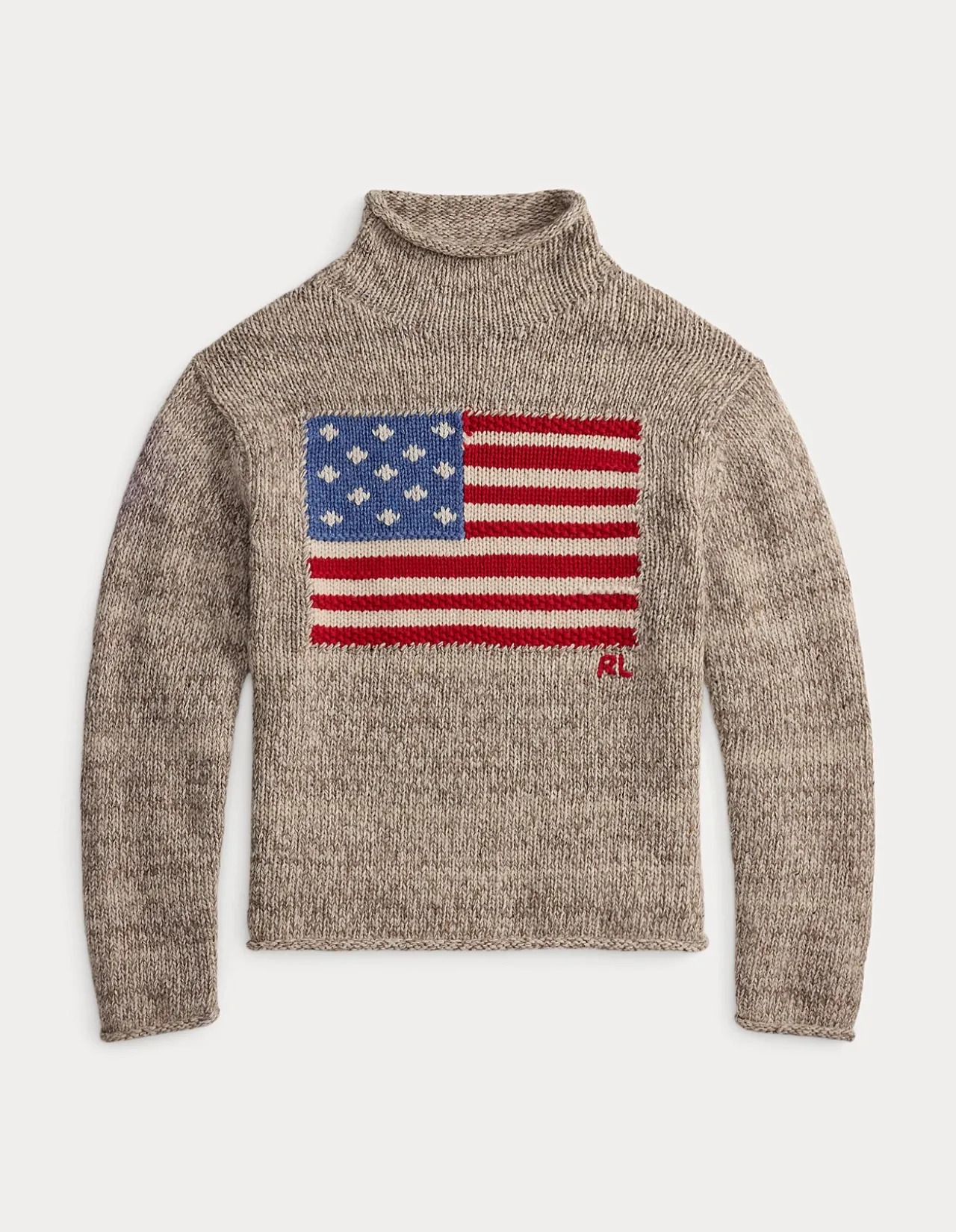 FLAG WOOL-BLEND TURTLENECK SWEATER