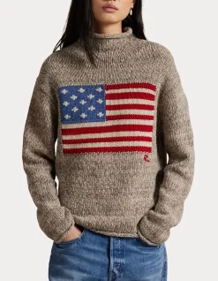 FLAG WOOL-BLEND TURTLENECK SWEATER