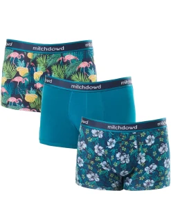 Flamingo Dream Cotton Trunks 3 Pack