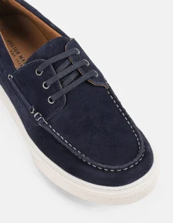 FLARE SUEDE BOAT SHOE