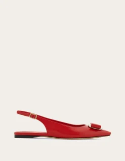 FLAT SLINGBACK WITH VARA BUCKLE