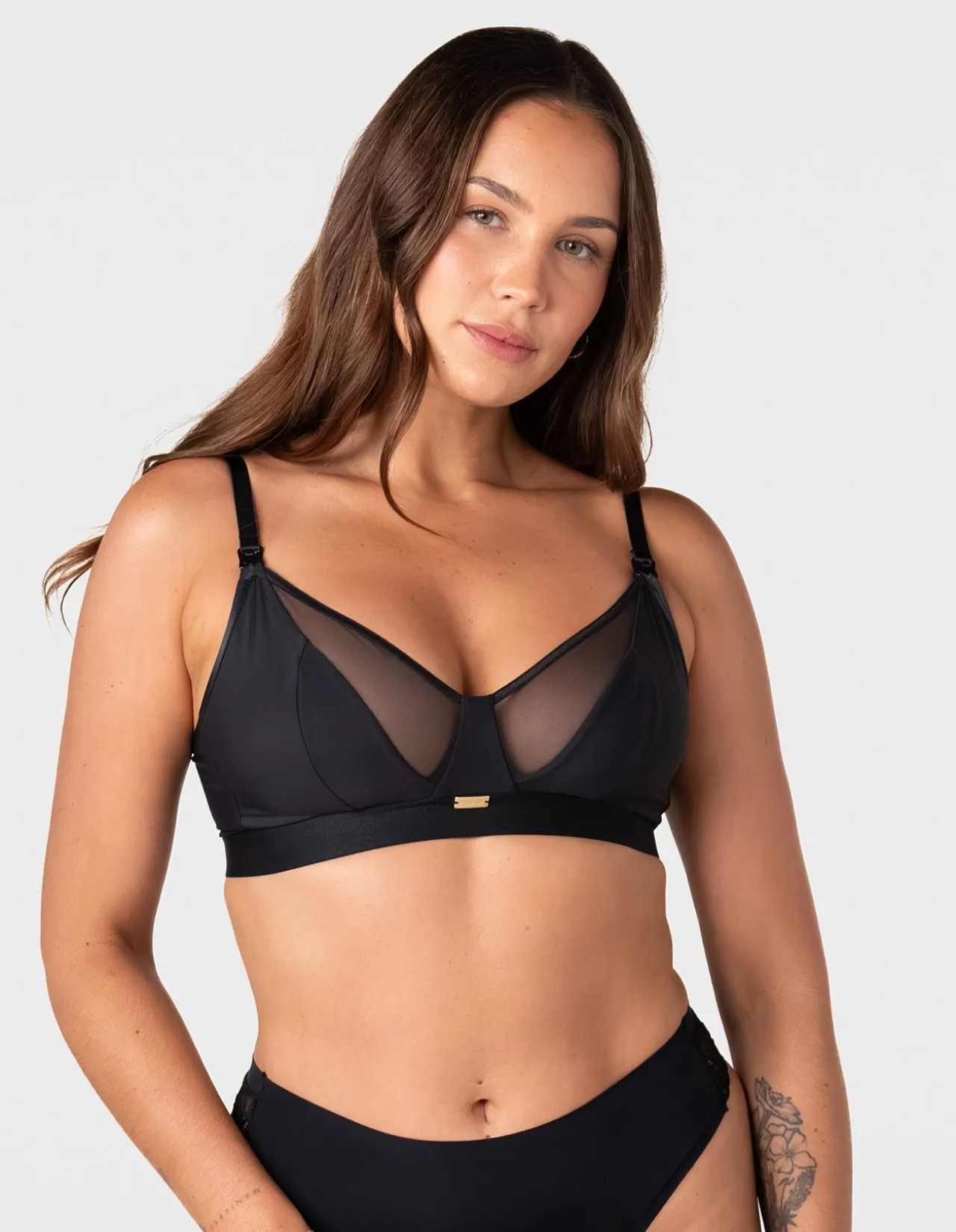 Flawless Full Cup Plunge Nursing Bra