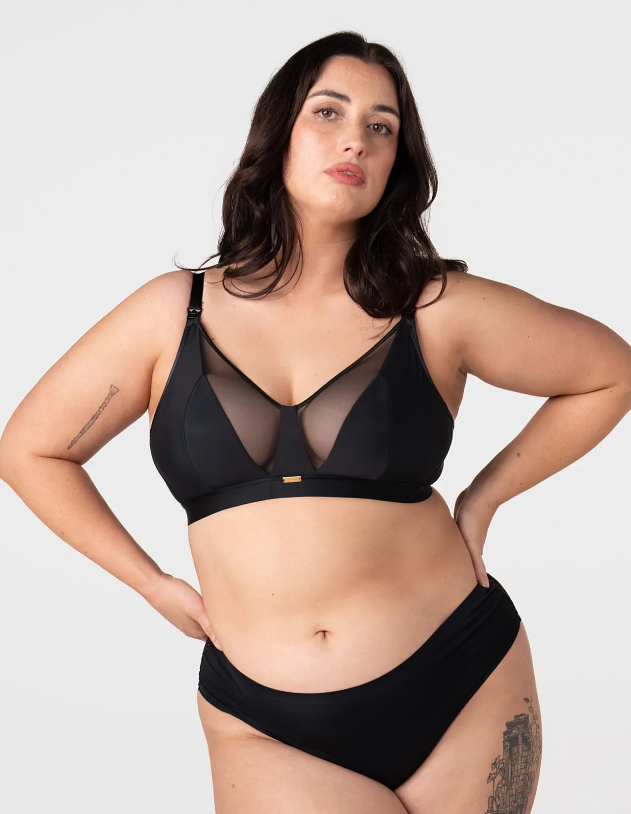 Flawless Full Cup Plunge Nursing Bra