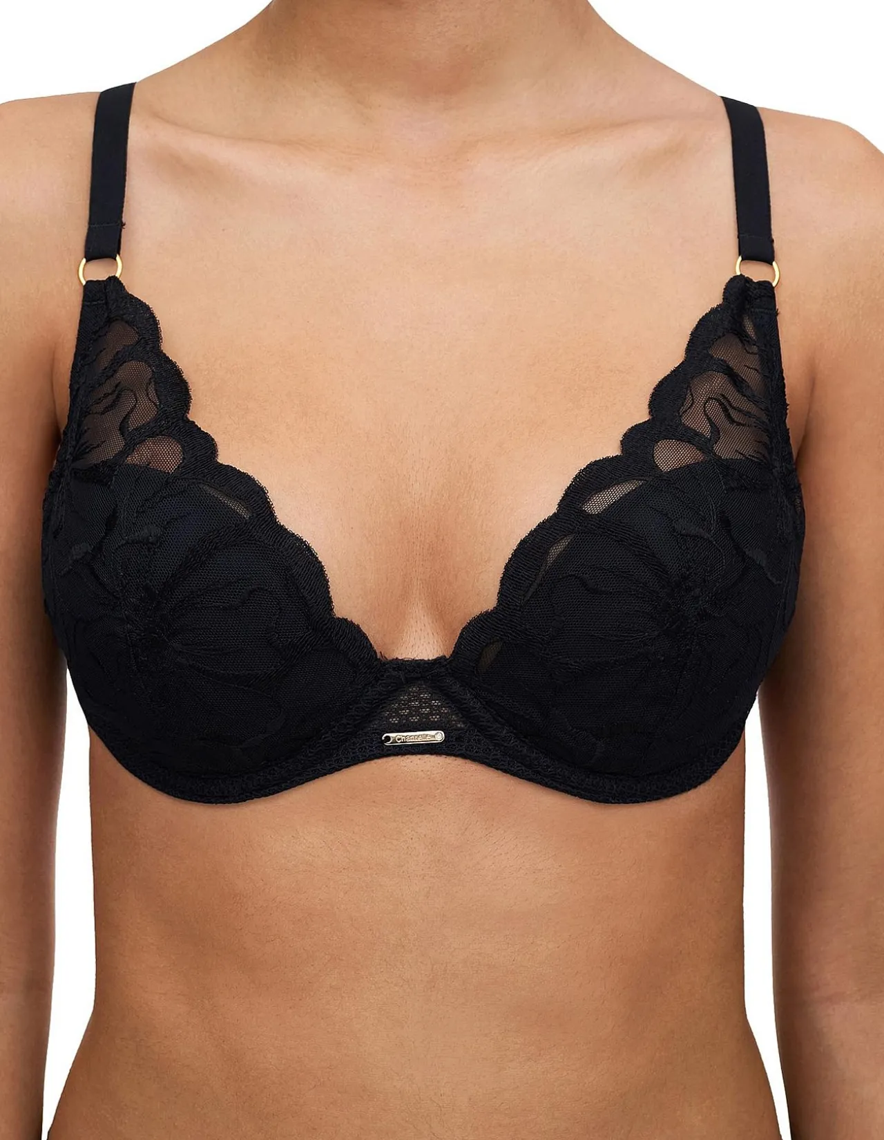 FLEURS PLUNGING T-SHIRT BRA