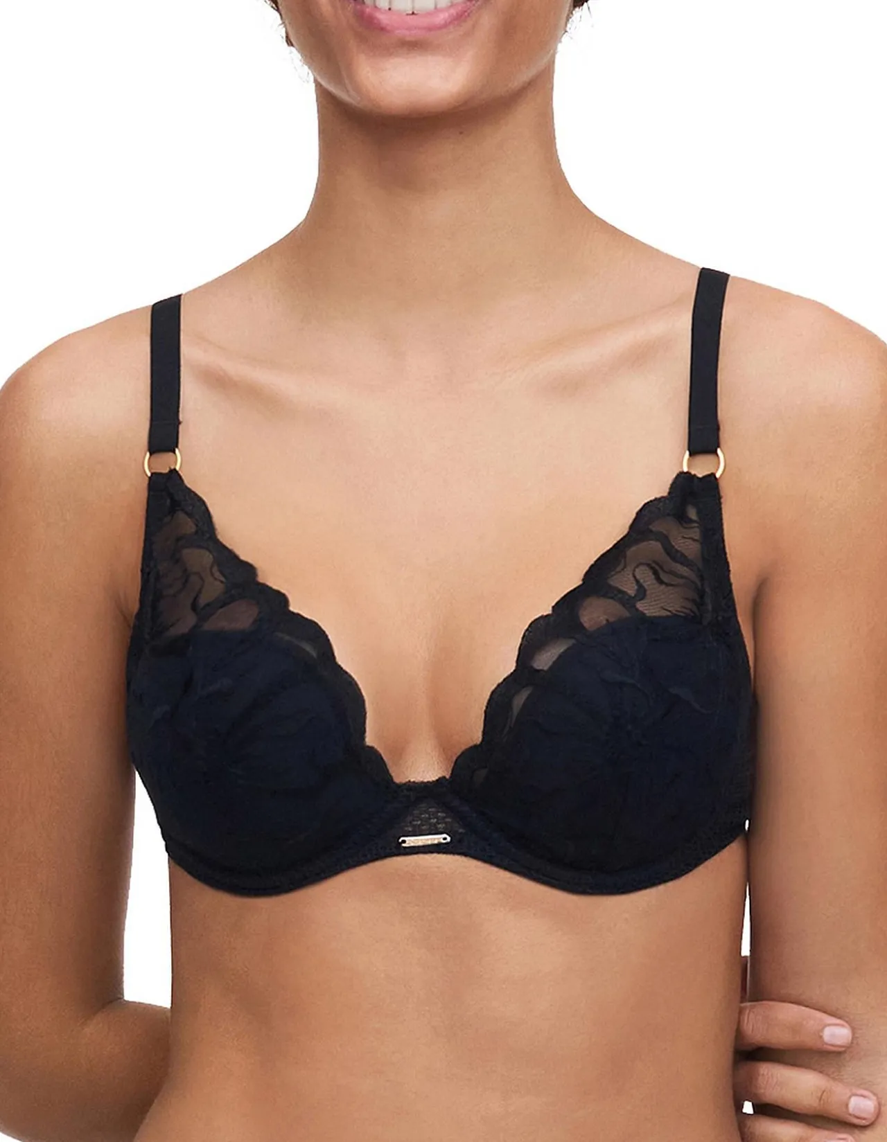 FLEURS PLUNGING T-SHIRT BRA