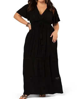 Floating Clouds Maxi Dress