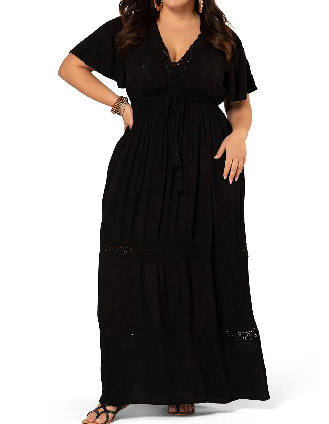 Floating Clouds Maxi Dress