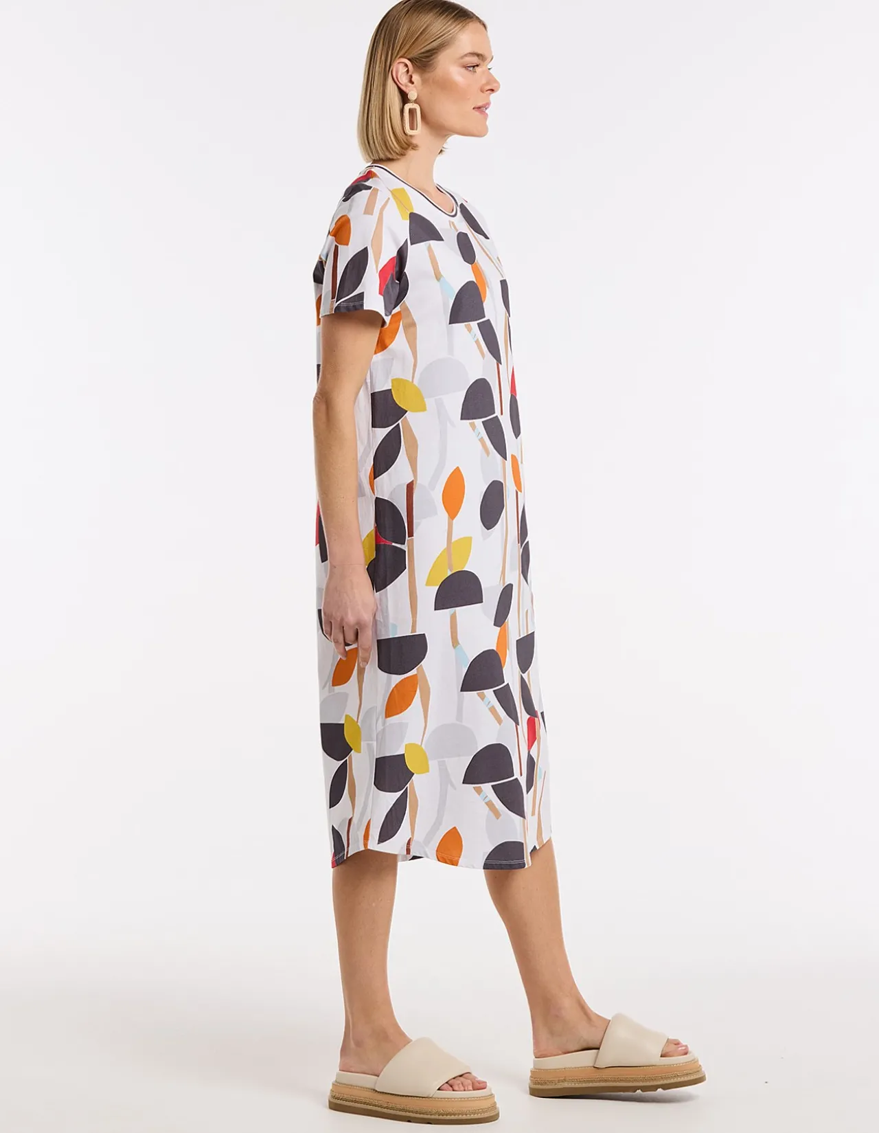 Floriade Dress with Exclusive Print and Pockets