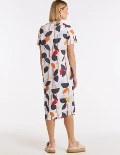 Floriade Dress with Exclusive Print and Pockets
