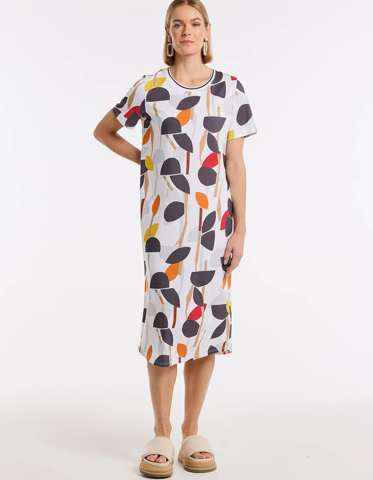 Floriade Dress with Exclusive Print and Pockets