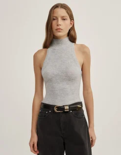 Fluffy High Neck Tank