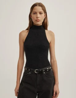 Fluffy High Neck Tank