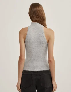 Fluffy High Neck Tank