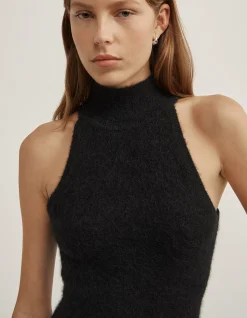 Fluffy High Neck Tank