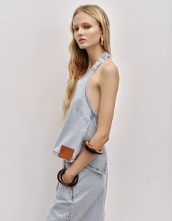 Flynn Denim Halter