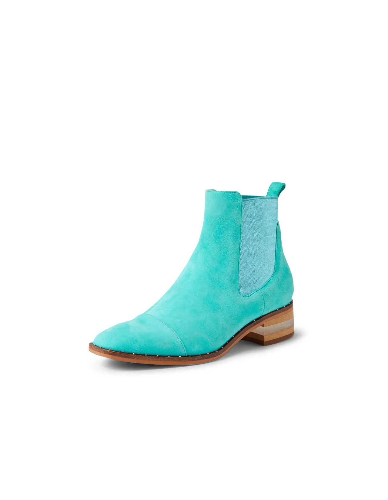 Forda Metallic Suede Chelsea Ankle Boots