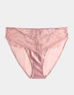 Forget Me Not Lace High Leg Knickers