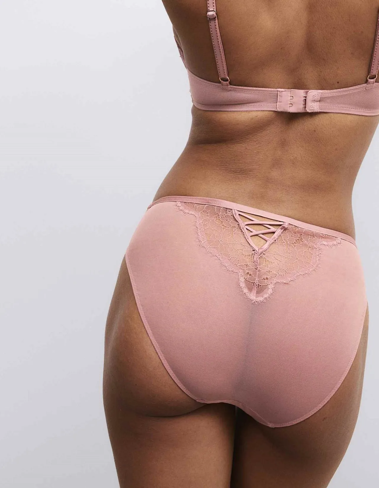 Forget Me Not Lace High Leg Knickers