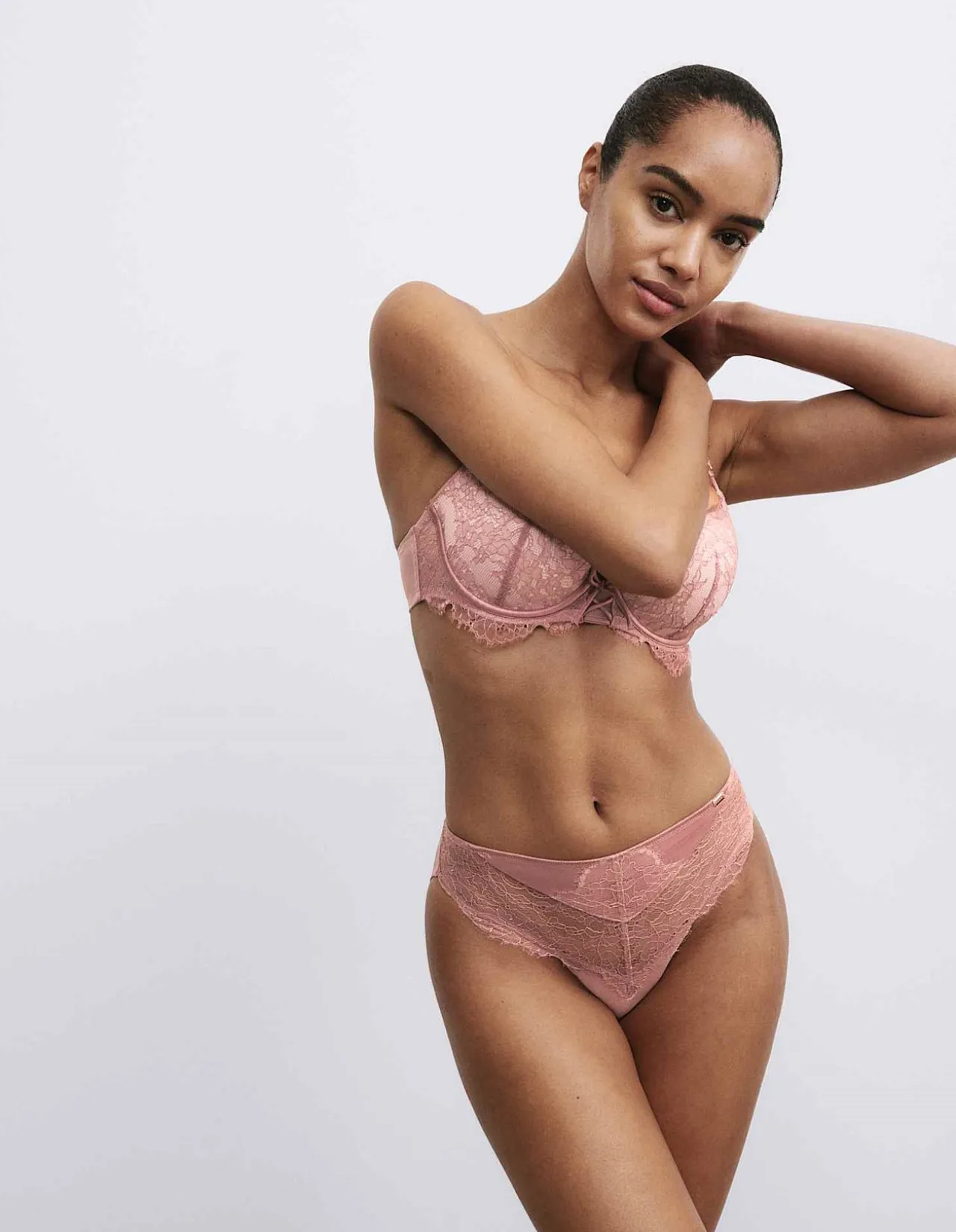 Forget Me Not Lace High Leg Knickers