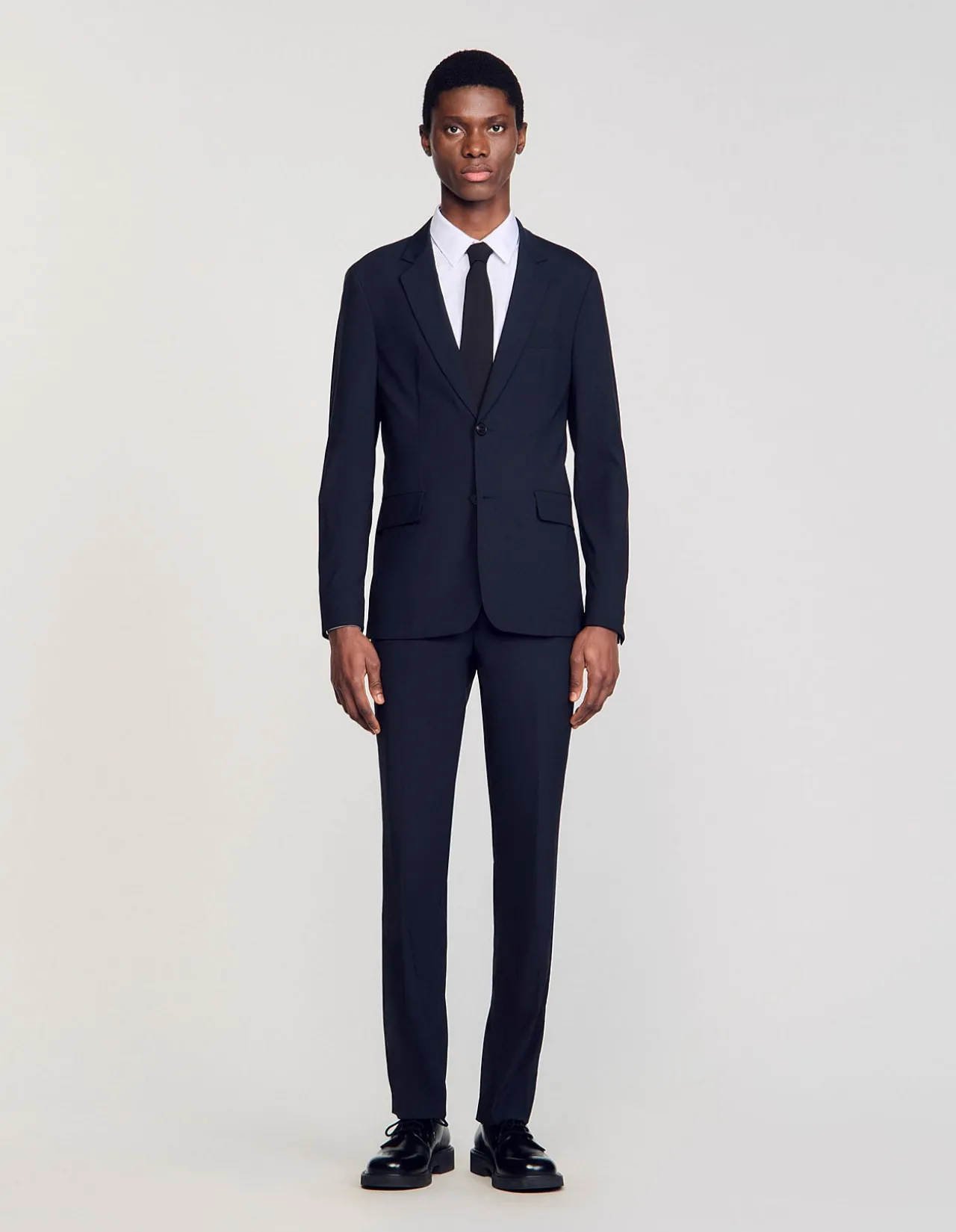 Formal Destructure Wool Stretch Jacket