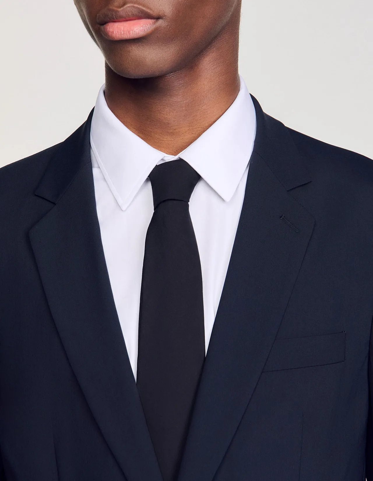 Formal Destructure Wool Stretch Jacket