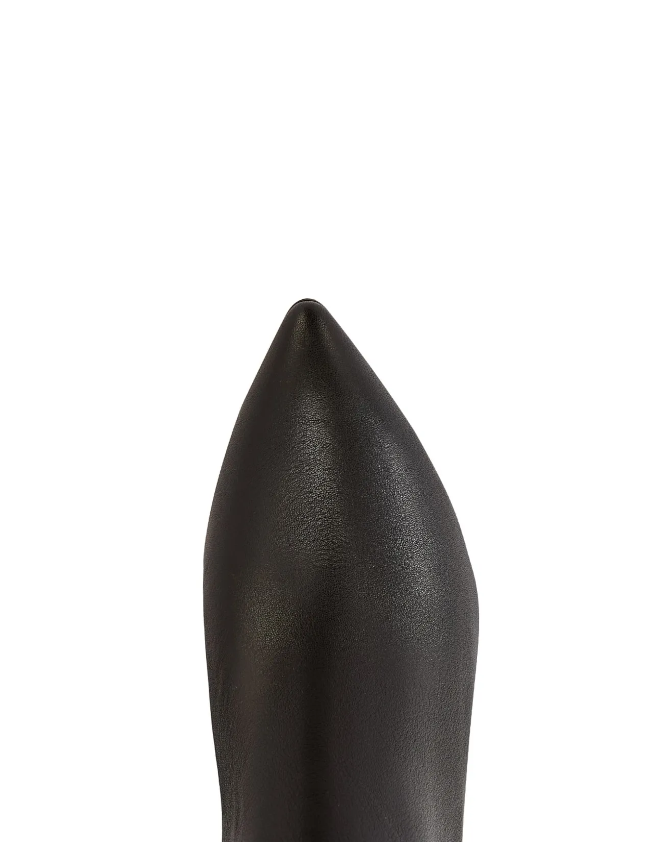 Freda Black Leather Knee High Boot