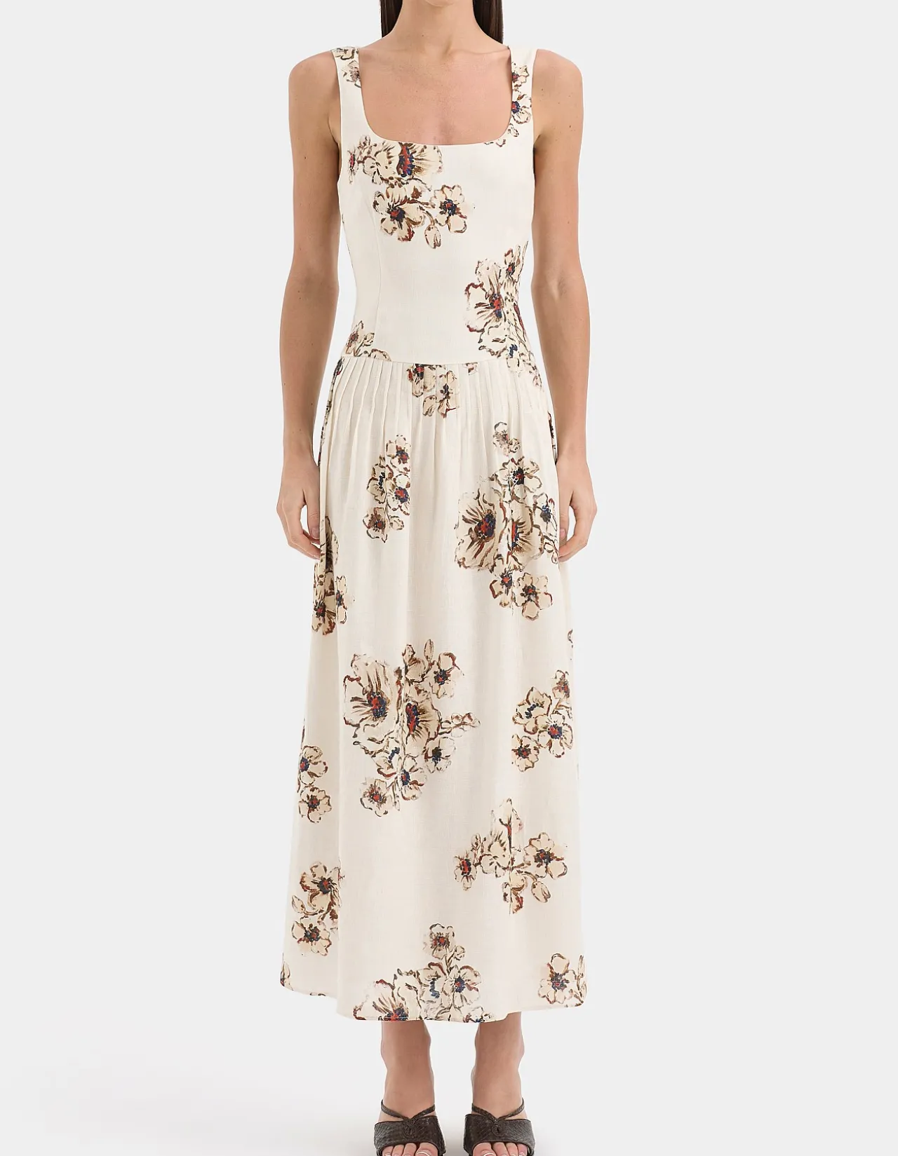Freja Tiered Midi Dress
