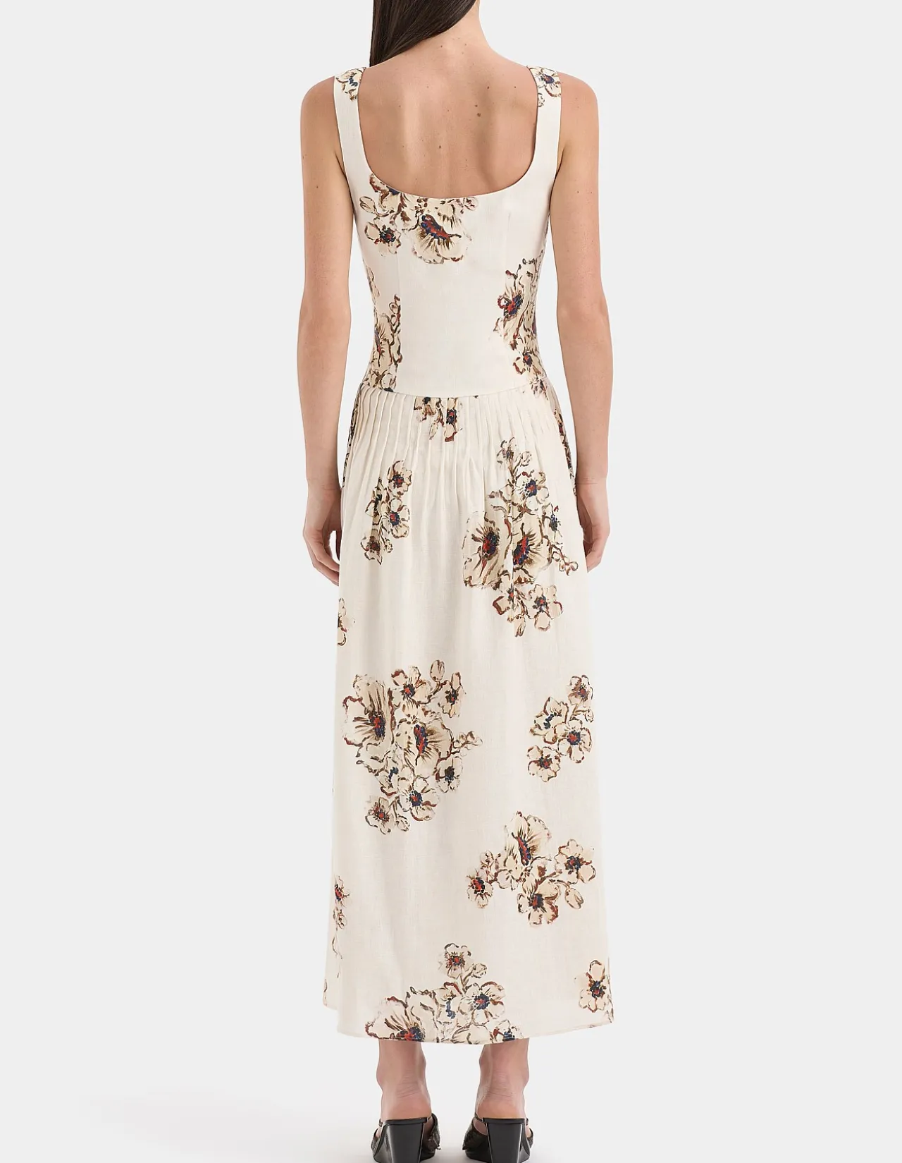 Freja Tiered Midi Dress