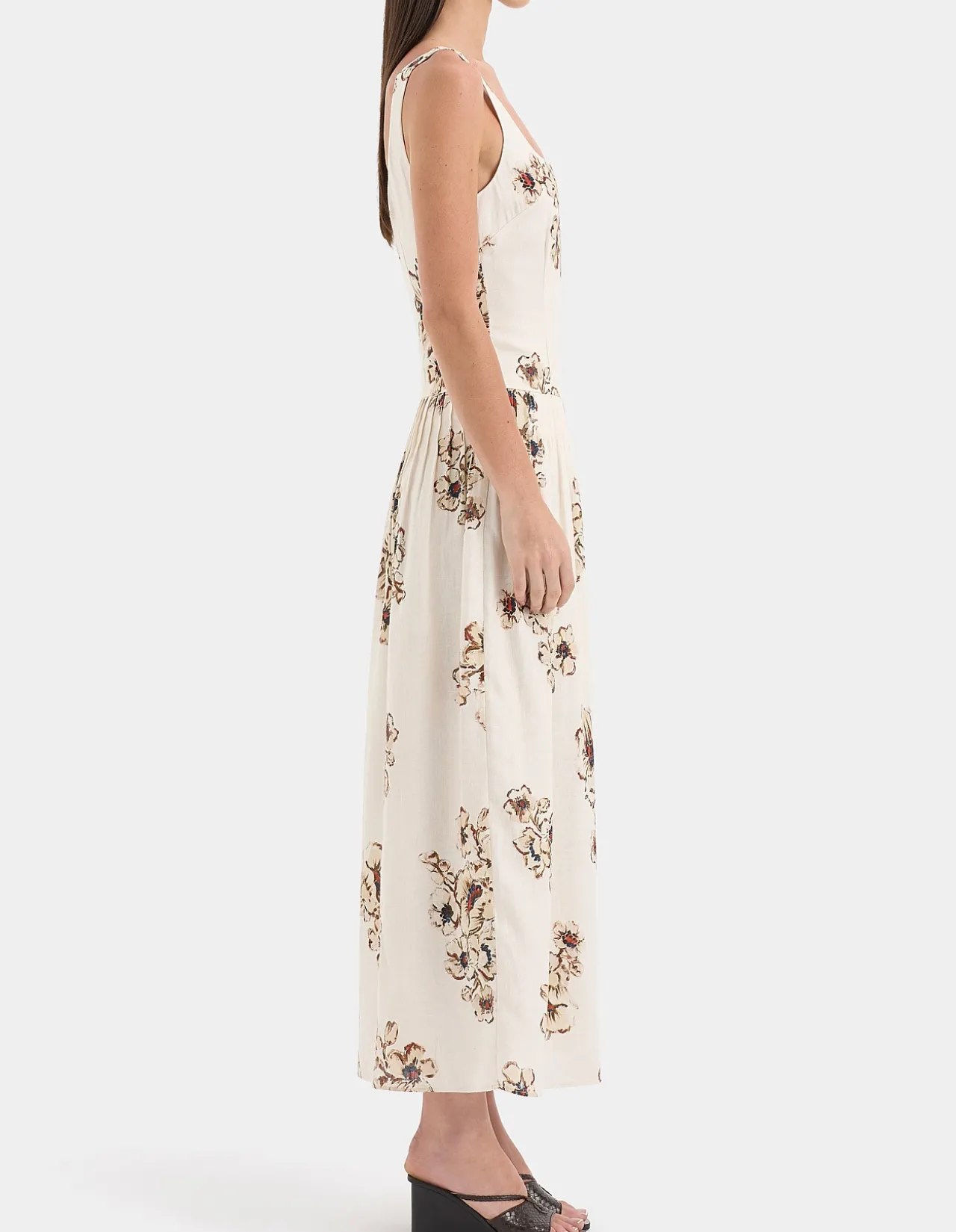 Freja Tiered Midi Dress