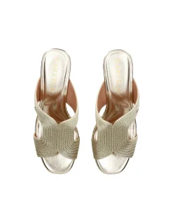 Gala Wedge 70 Leather Mule Sandal