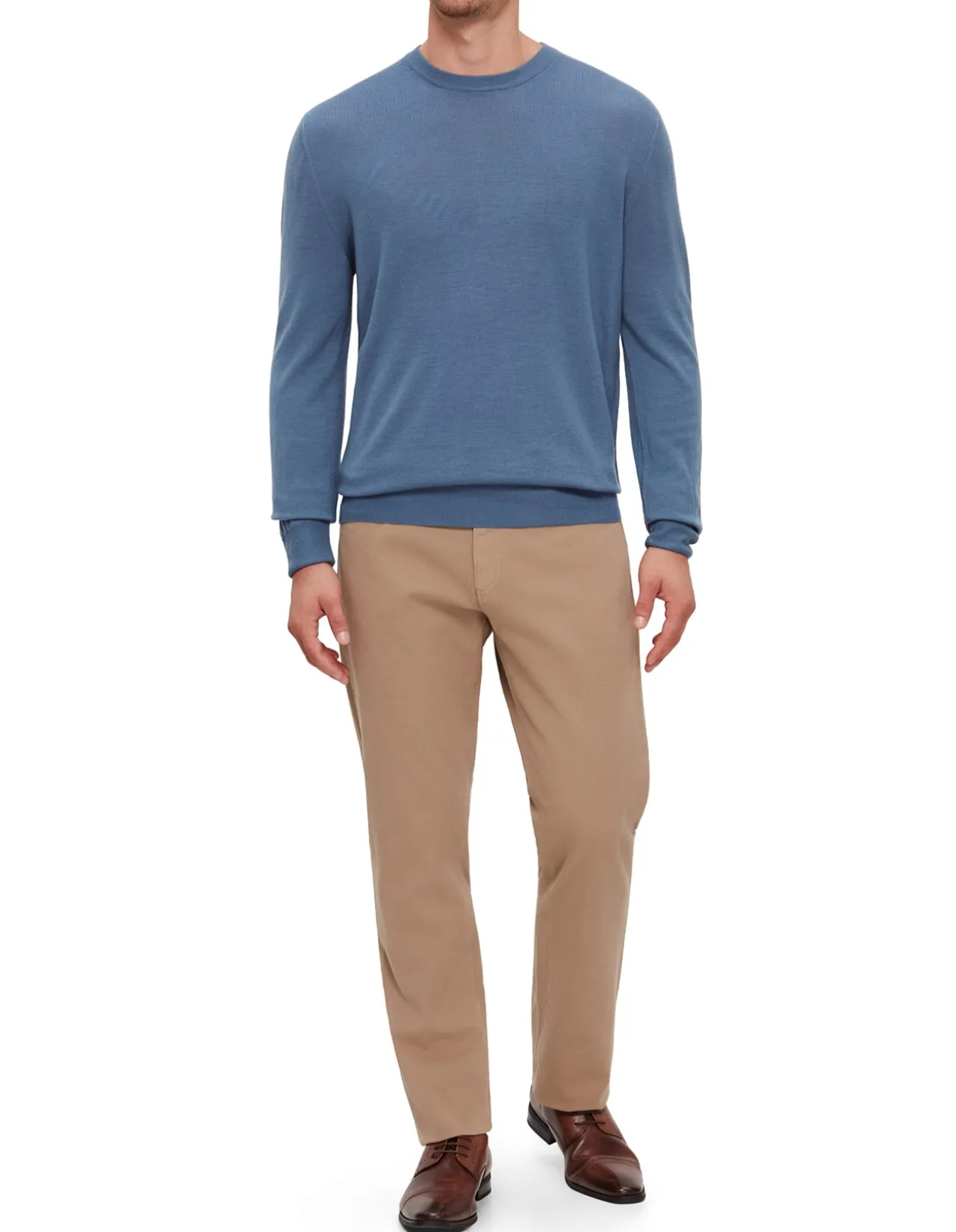 GARMENT DYED TWILL COMFORT PANTS