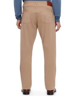 GARMENT DYED TWILL COMFORT PANTS