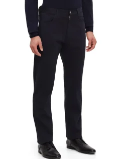 GARMENT DYED TWILL COMFORT PANTS