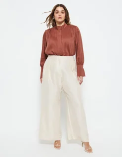 GATHERED BLOUSE