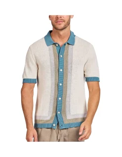 GATSBY STRIPE KNIT POLO