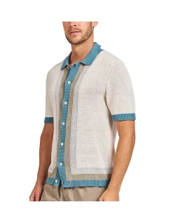 GATSBY STRIPE KNIT POLO