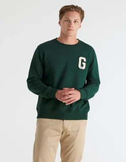 G BADGE Crew Neck Sweatshirt