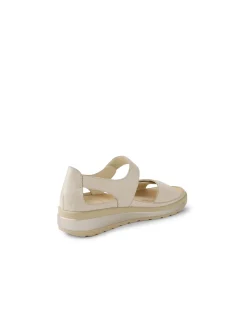 Gedd W Almond Pale Gold Leather Sandals