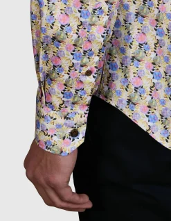 GEM-FLOWER PRINT 2 SLIM FIT SHIRT