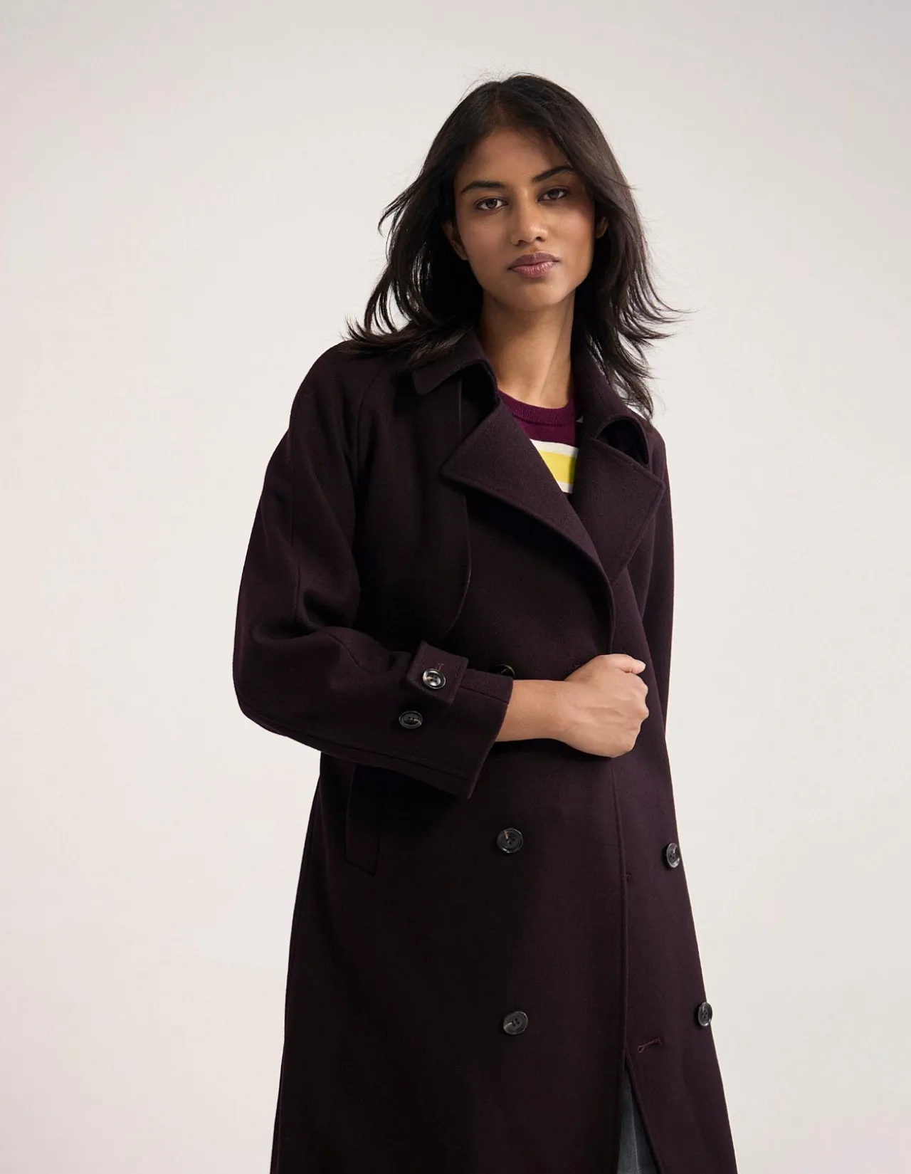 GEMMA WOOL RICH TRENCH COAT