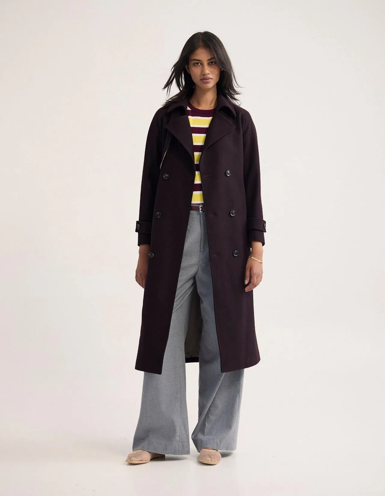 GEMMA WOOL RICH TRENCH COAT