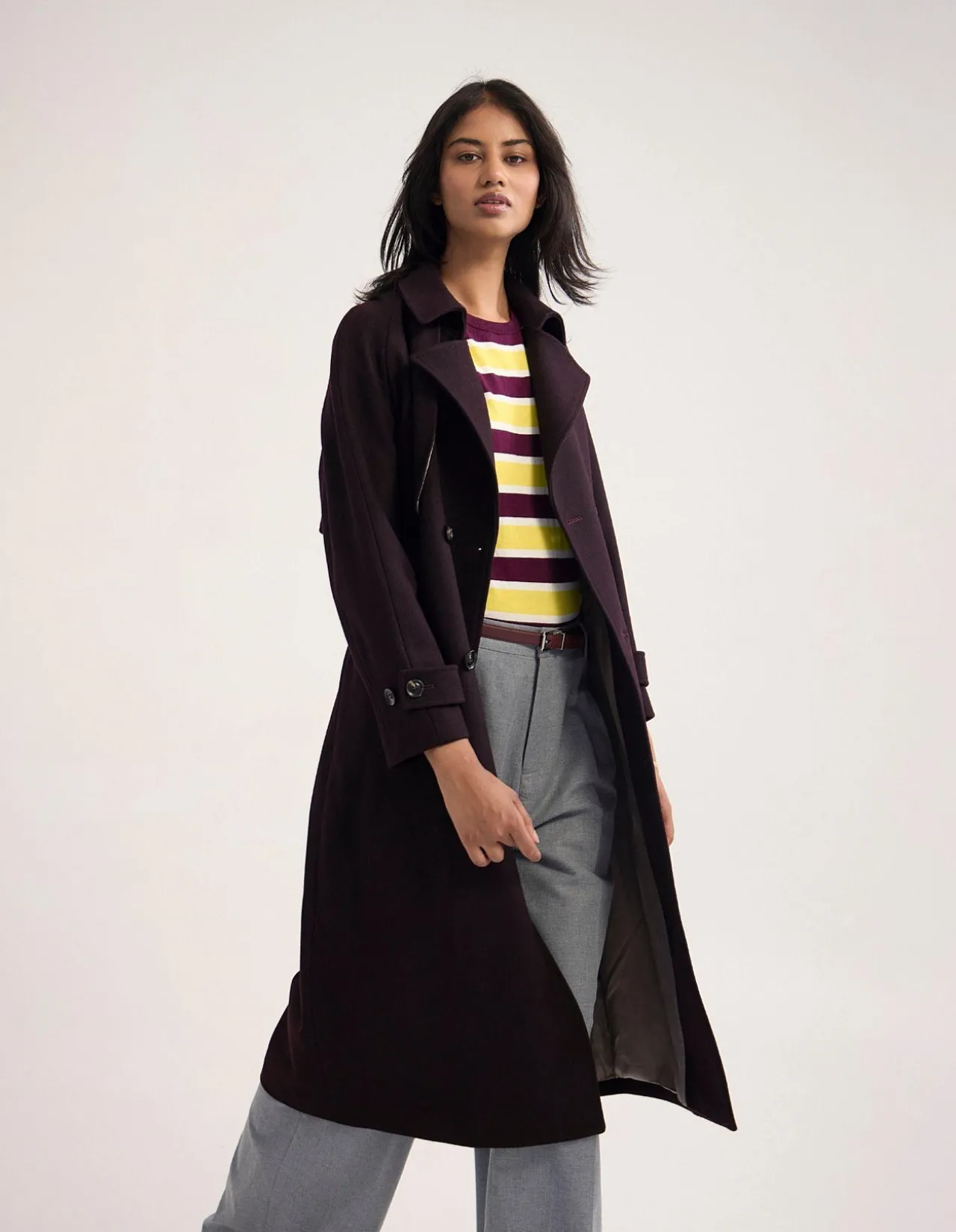 GEMMA WOOL RICH TRENCH COAT