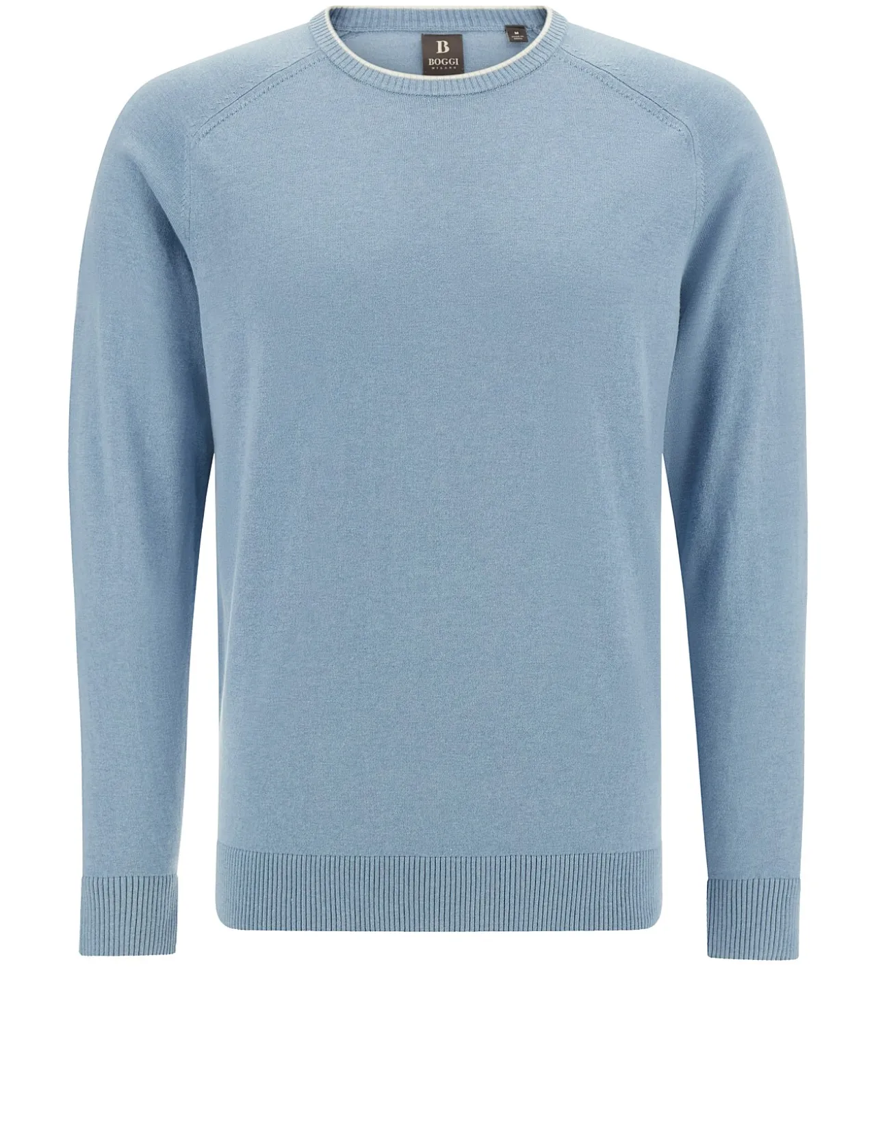14GG COTTON SILK CASHMERE CREW NECK SWEATER
